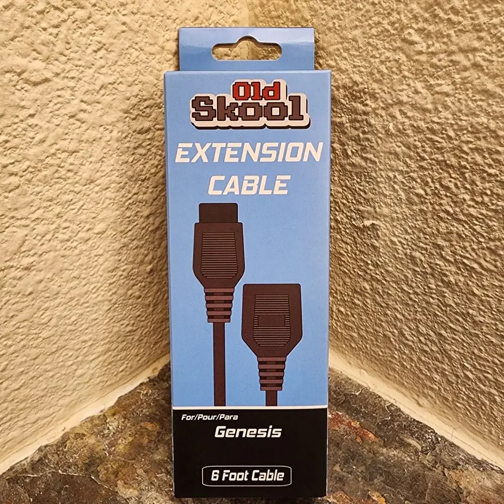 Genesis Extension Cable, 6-Ft (NEW) - Old Skool - Sega